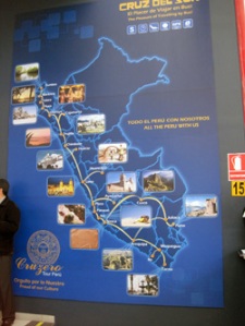 Cruz del Sur Route Map